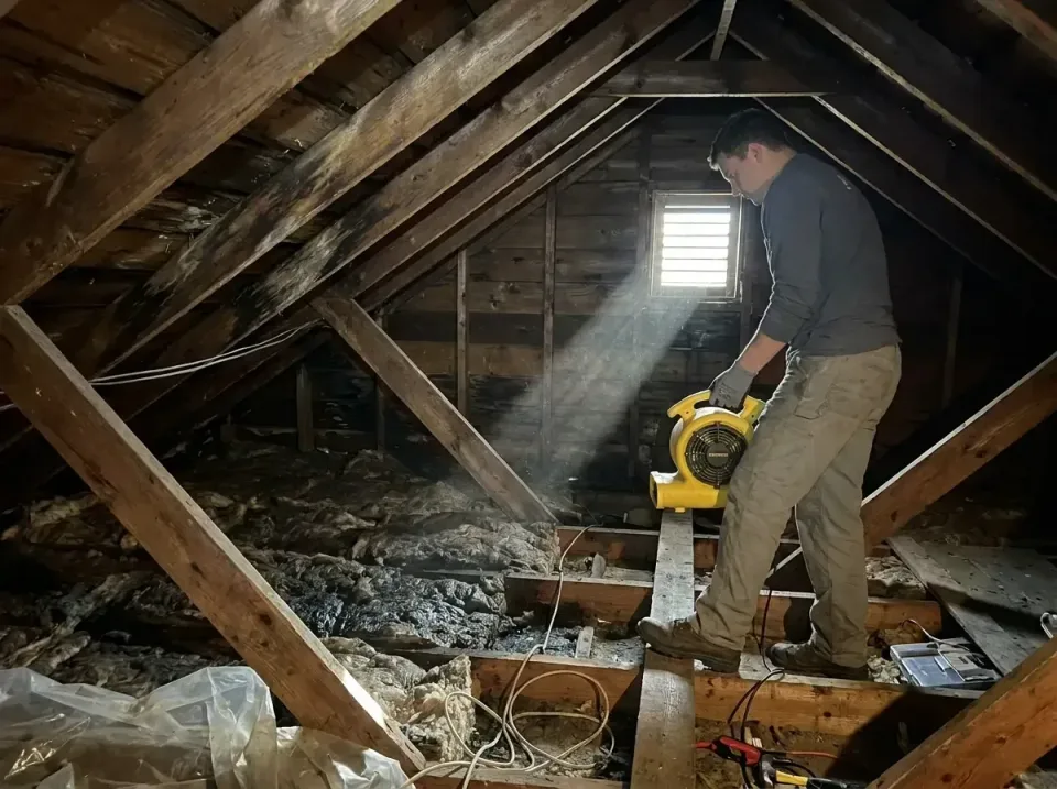 attic-water-damage-drying-proc-007 — frequently asked questions, Emergency Water Extraction & 24/7 Flood Response in Encanta…